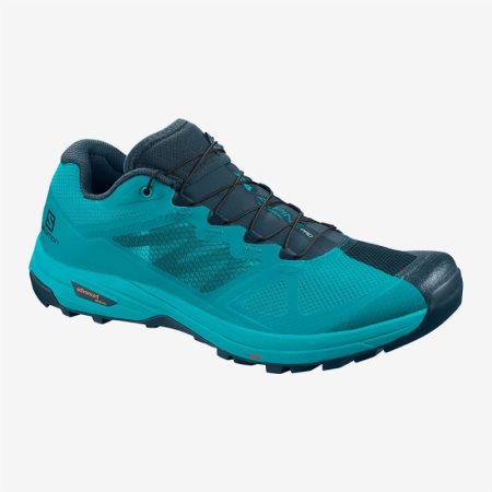 Salomon X ALPINE W PRO Womens Hiking Shoes Turquoise UK ULOY